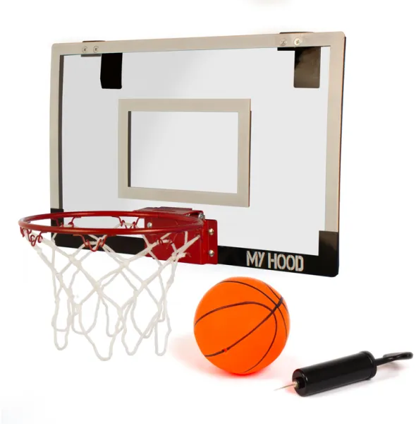 My Hood - Minibasket mit Tafel - Inklusive Ball und Pumpe