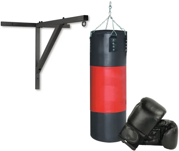 Odin Fit Boxing Boxsack inkl. Aufhängung & Handschuhe