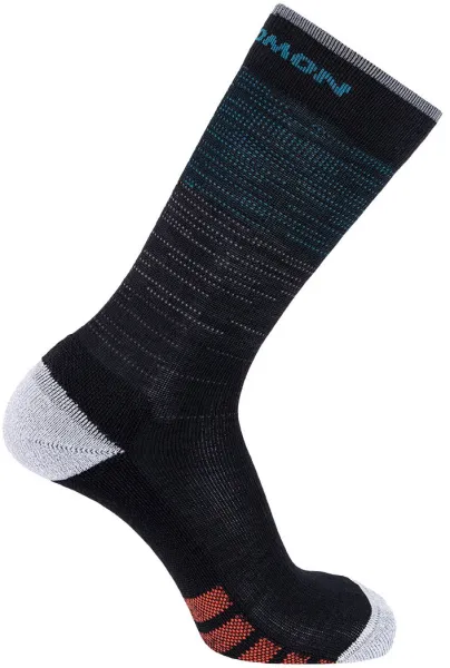 Salomon Predict Crew Laufsocken (22% Merinowolle) - reflektierend