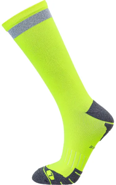 Endurance Torent Reflective Mid Length - Laufsocken - Safety Yellow - Gr. 39/42